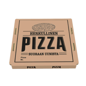 Pizzalaatikko Herkullinen 32x32x3,5cm
